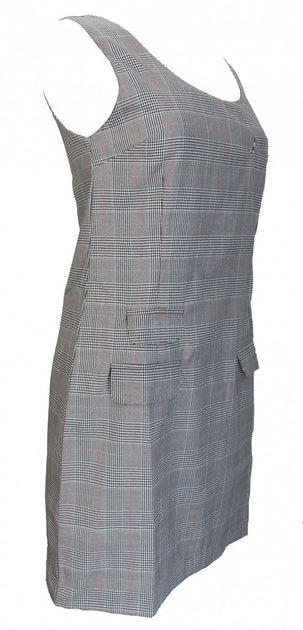 Relco Ladies Retro Mod Prince of Wales Pinafore/Tunic Dress – Mod - Main Image