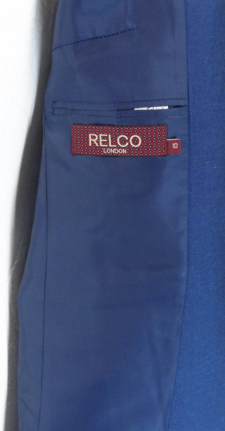 Ladies Relco Tonic Retro Mod Blue/Black Short Jackets