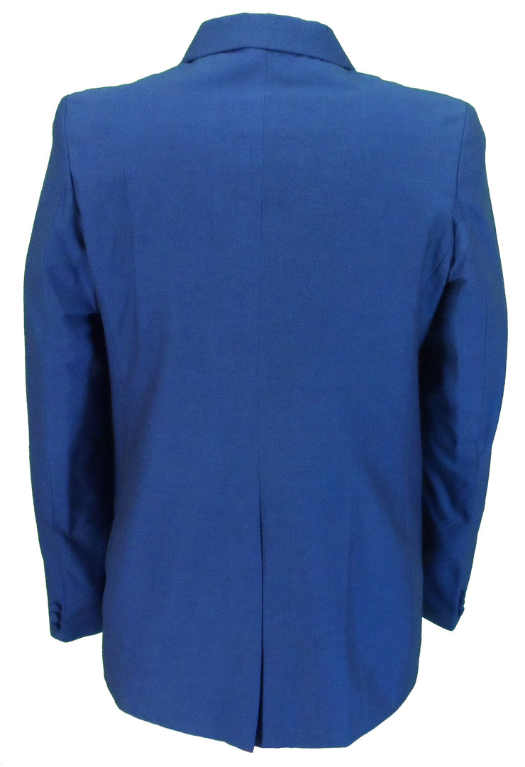 Ladies Relco Tonic Retro Mod Blue/Black Short Jackets