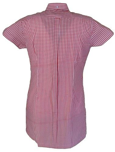 Relco Ladies Red Gingham Retro Shirt Dress Mazeys – Mod Dresses