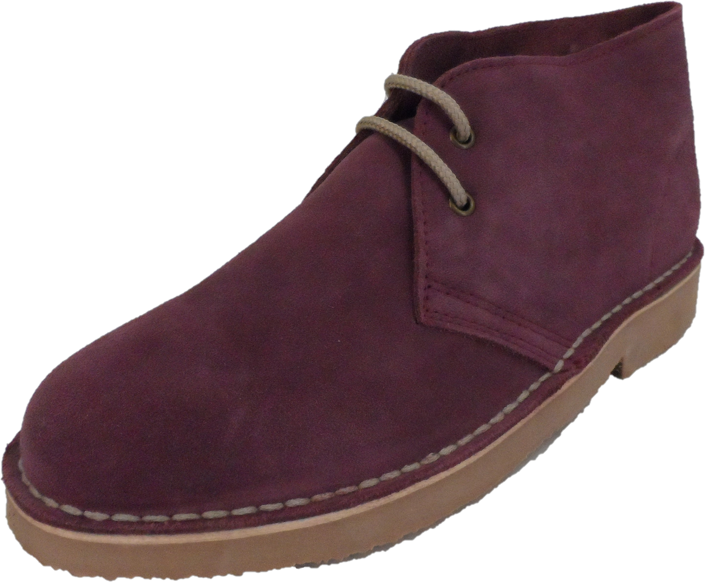 Burgundy best sale desert boots