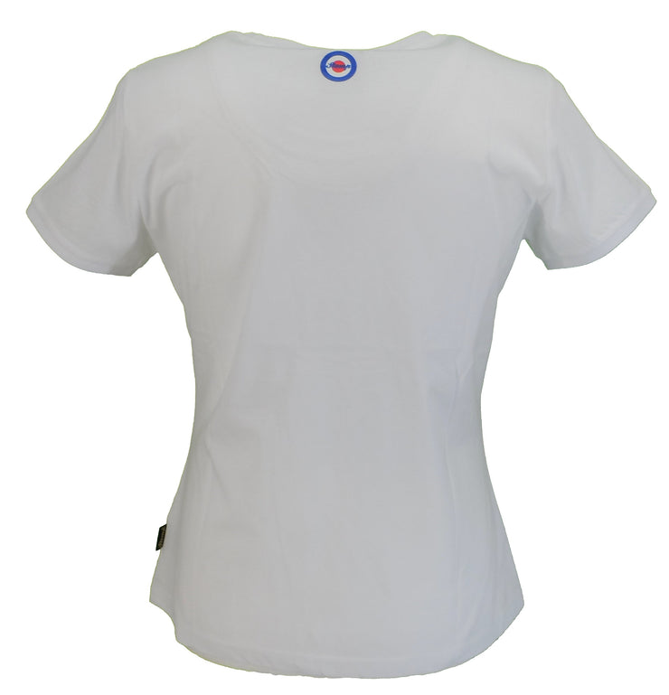 Stomp Ladies White Keep The Faith Northern Soul T Shirts
