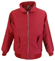 Ladies Classic Burgundy Harrington Jackets